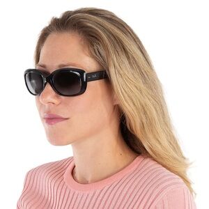 Ray-Ban Jackie Ohh RB4101 Black With Polarized Lenses 601/T5 Size 58-135